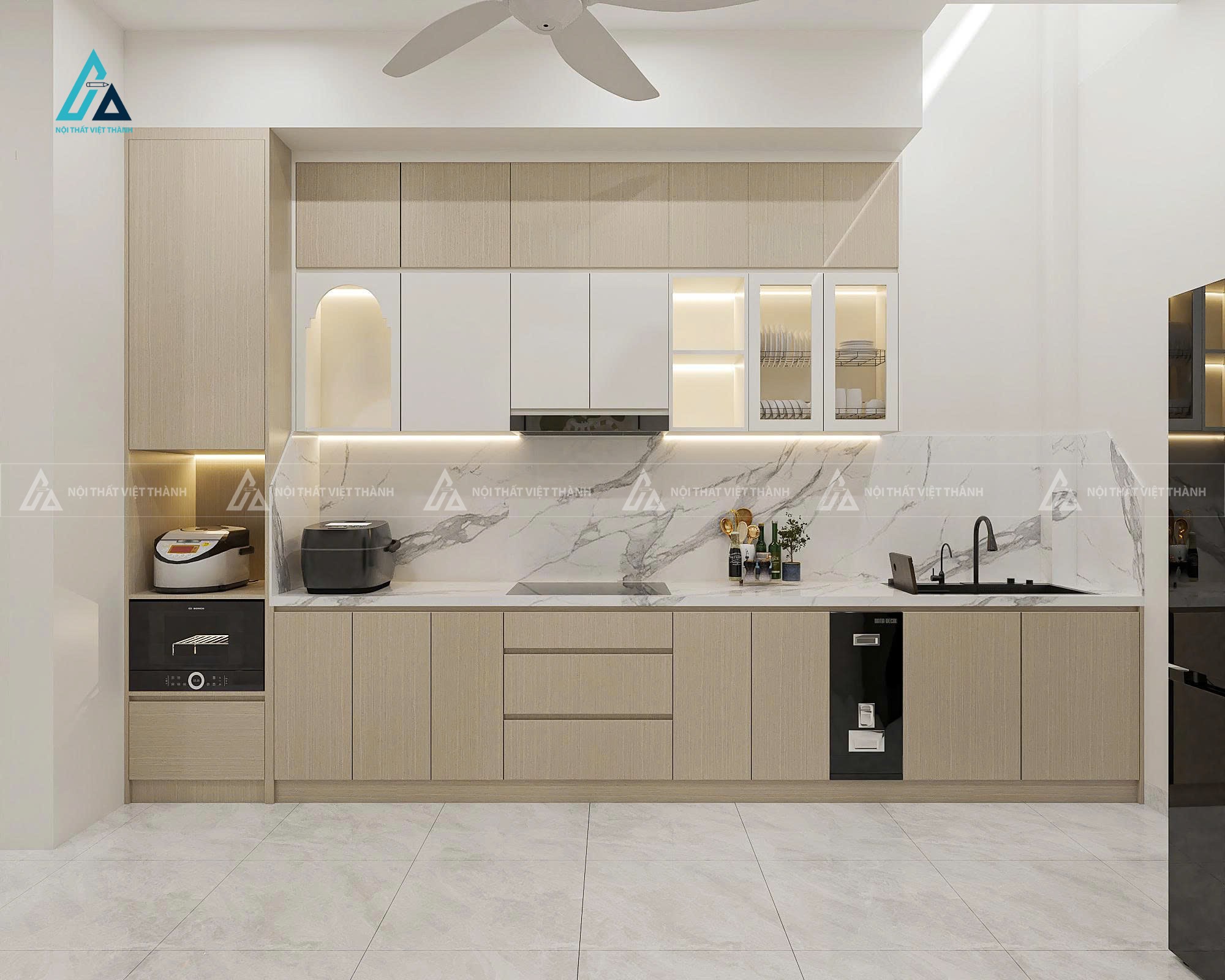 Thiết kế thi công nội thất nhà phố chú Thanh Hải Trảng Bàng Tây Ninh 2
