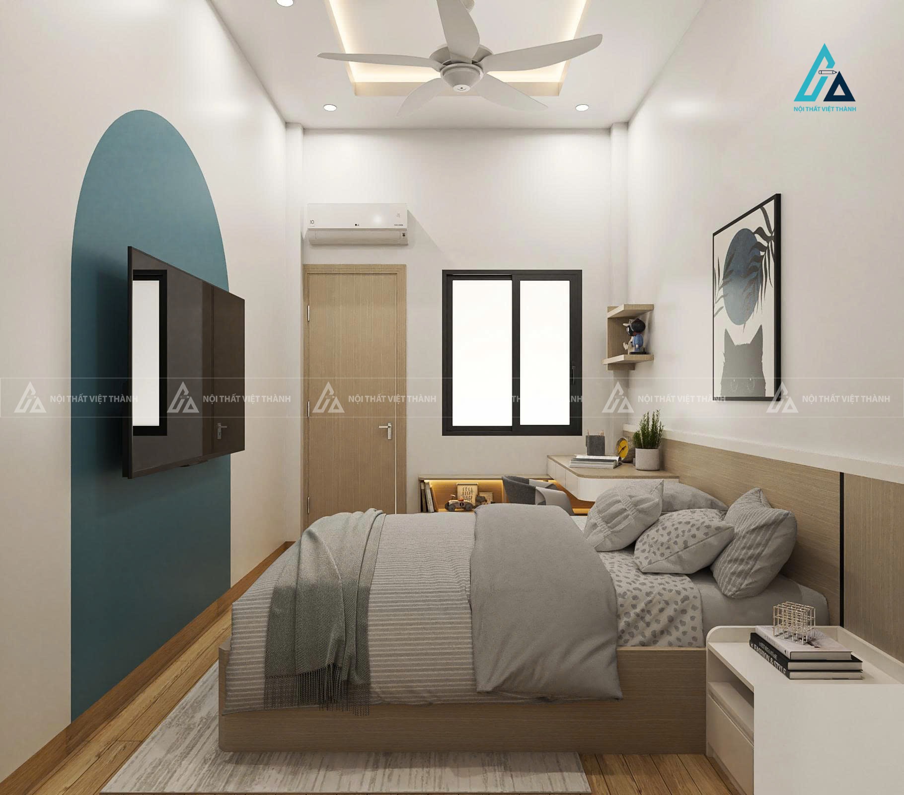 Thiết kế thi công nội thất nhà phố chú Thanh Hải Trảng Bàng Tây Ninh 6