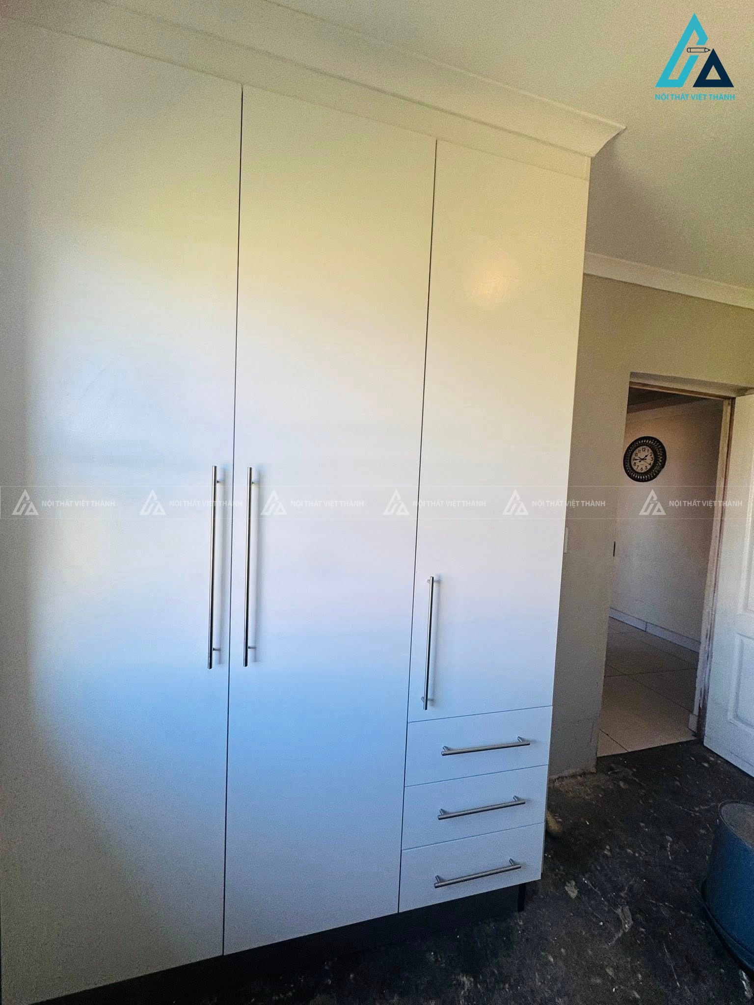 Thiết kế thi công nội thất phòng ngủ bác Thanh Sơn Vĩnh Châu Sóc Trăng 5