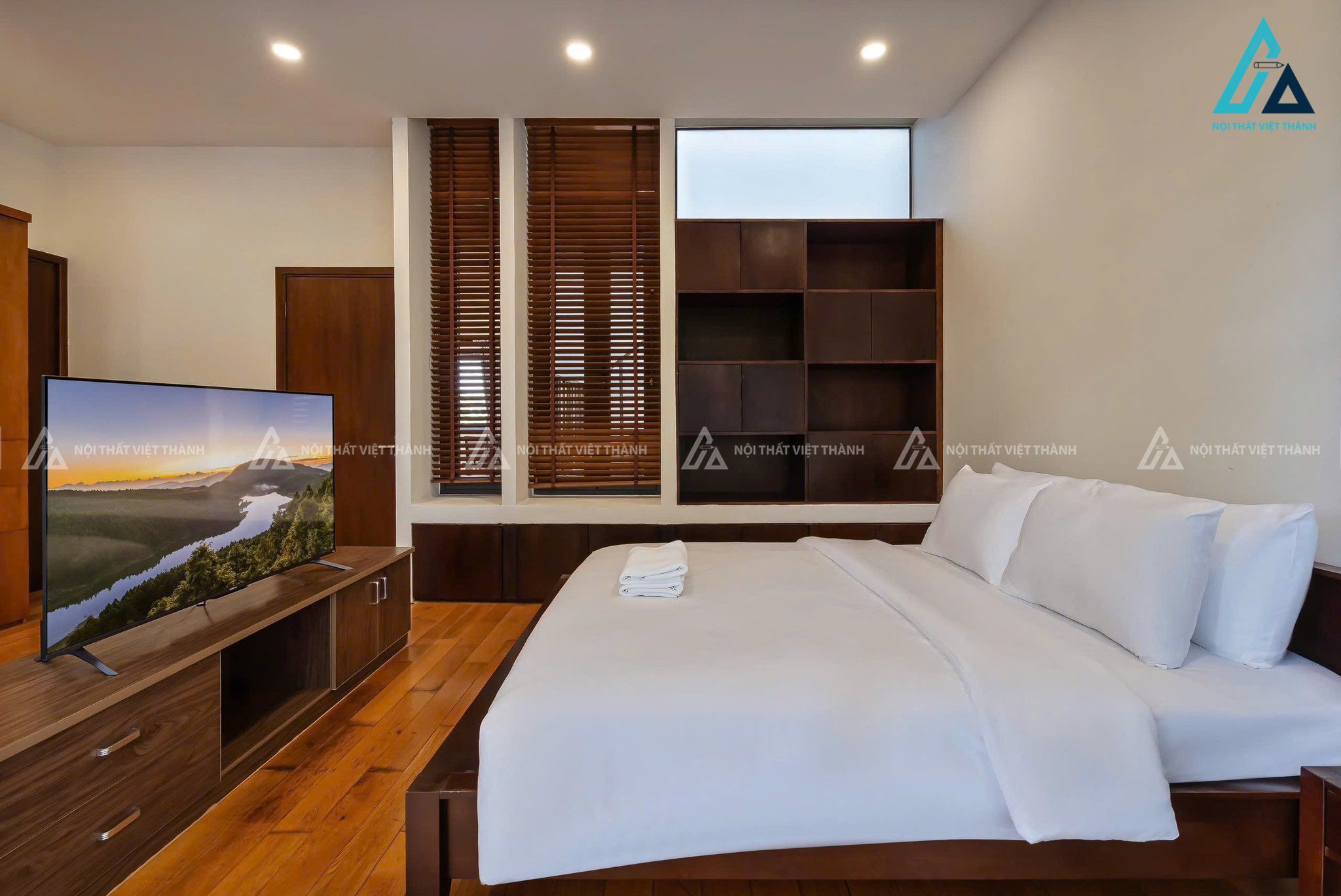 Phòng ngủ biệt thự yên tĩnh