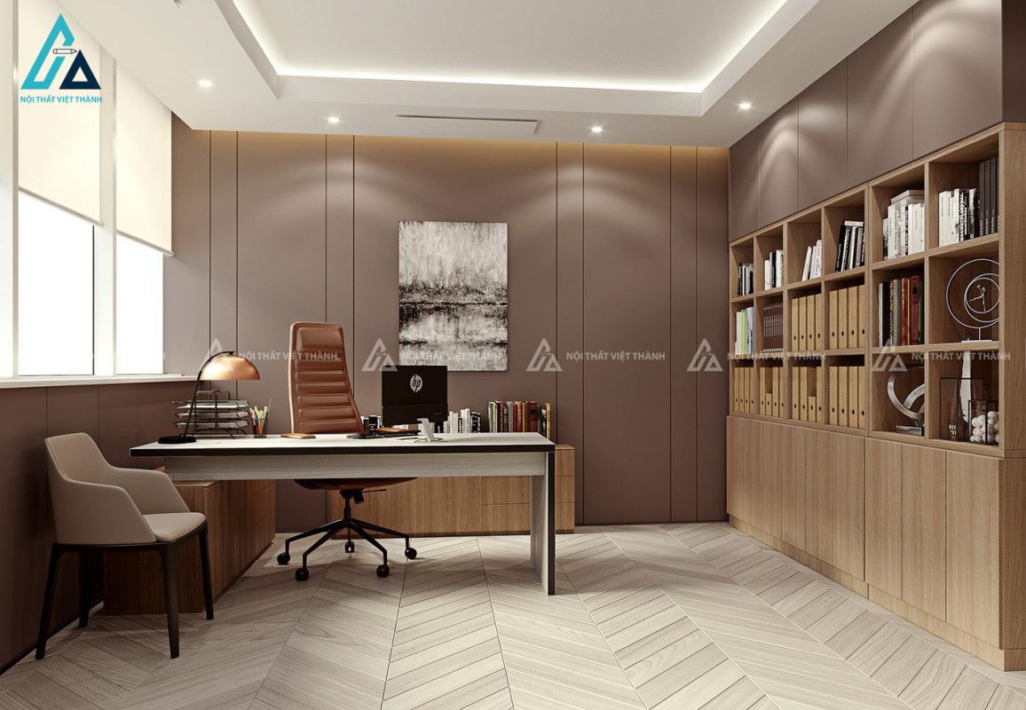 Thiết kế phòng làm việc trong biệt thự