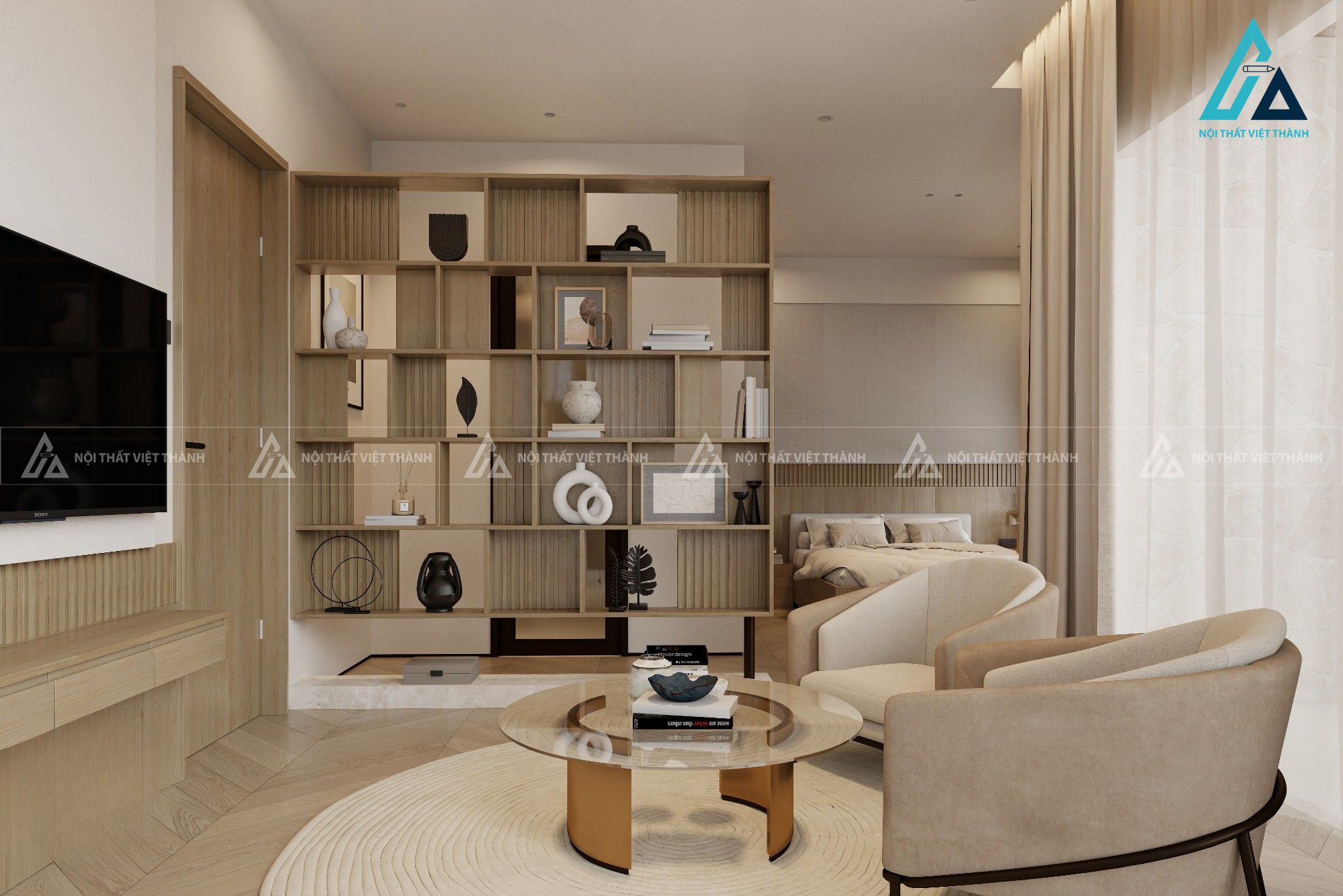 Thiết kế phòng sinh hoạt chung trong biệt thự