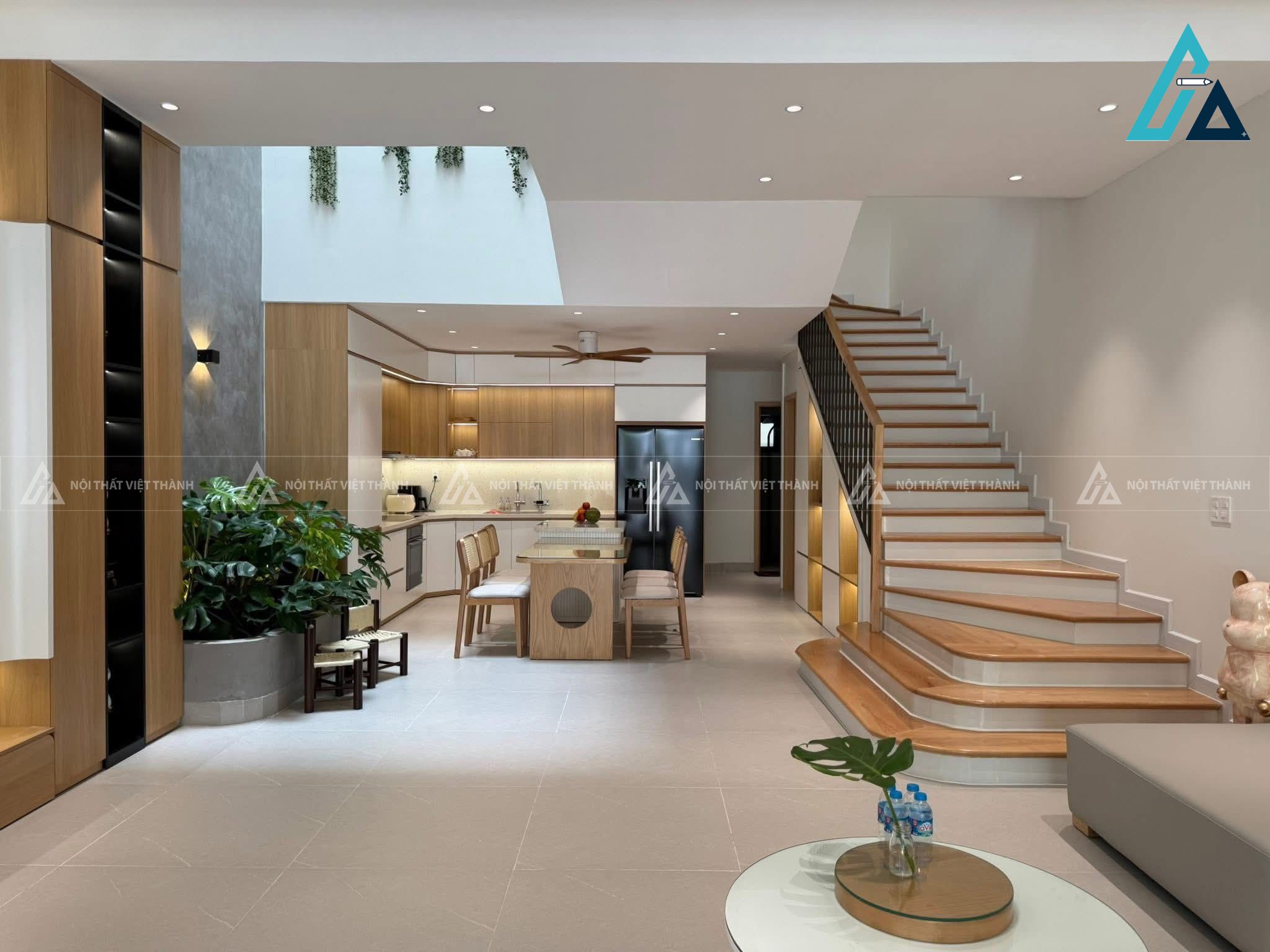 Diện tích và kích thước không gian bếp ảnh hưởng trực tiếp đến chi phí thi công