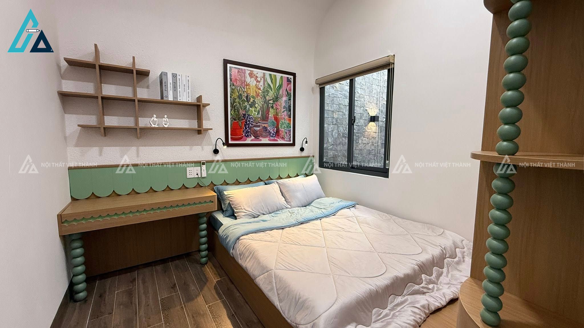 Lựa chọn màu sắc và vật liệu tạo cảm giác thư giãn cho phòng ngủ