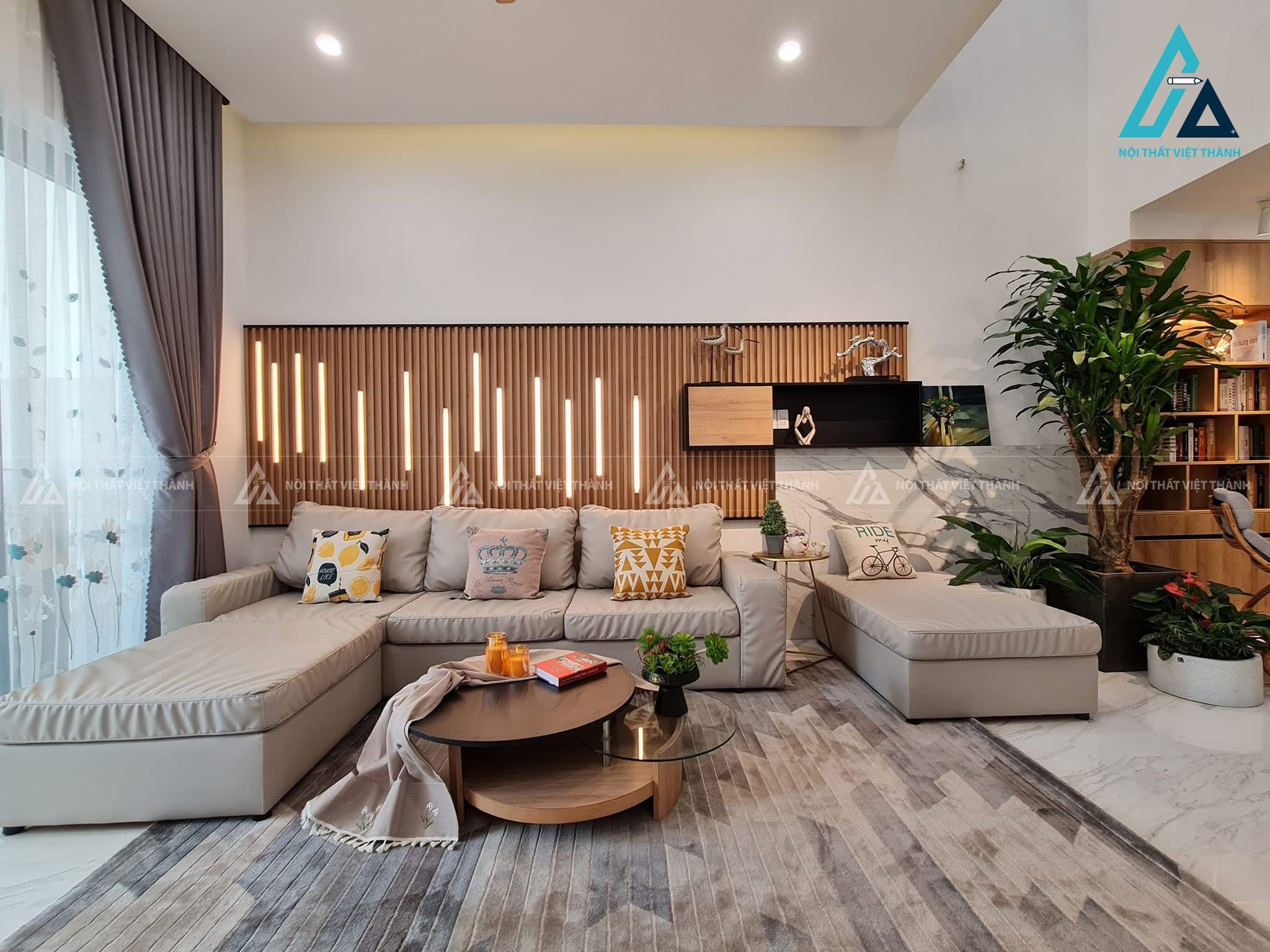 Thiết kế và thi công nội thất phòng khách chuyên nghiệp