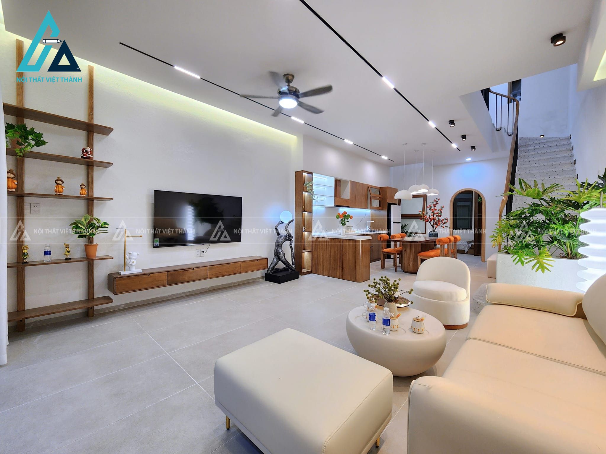 Nâng tầm ngôi nhà với nội thất phòng khách hiện đại