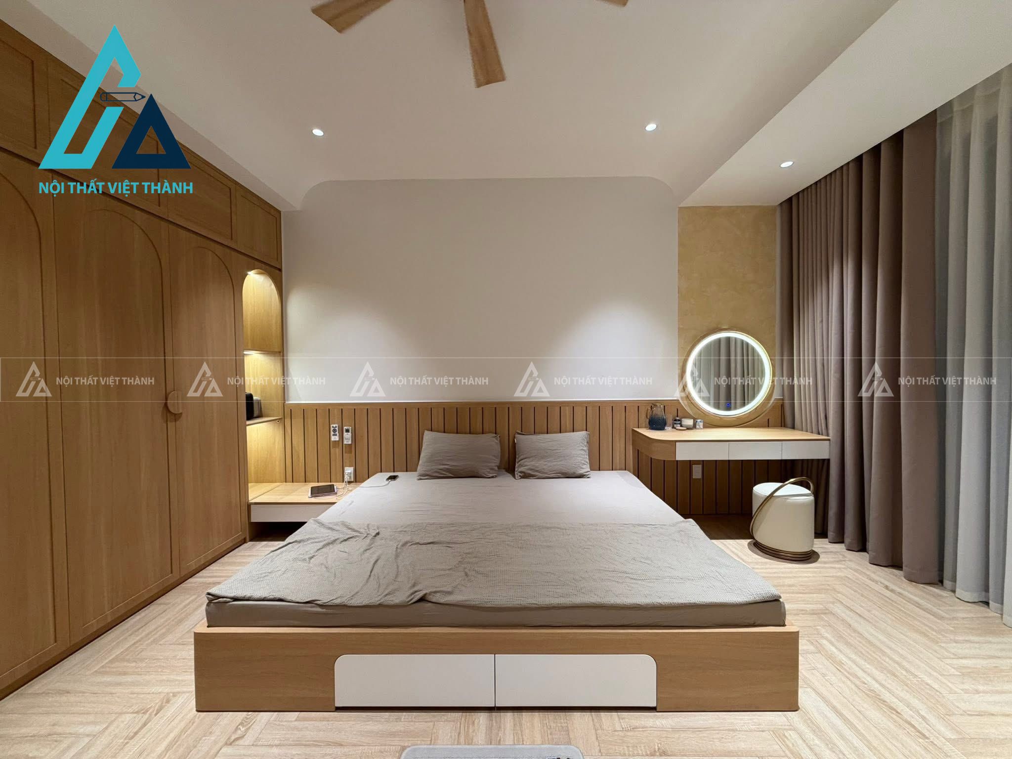 Thiết kế tủ quần áo trong phòng ngủ