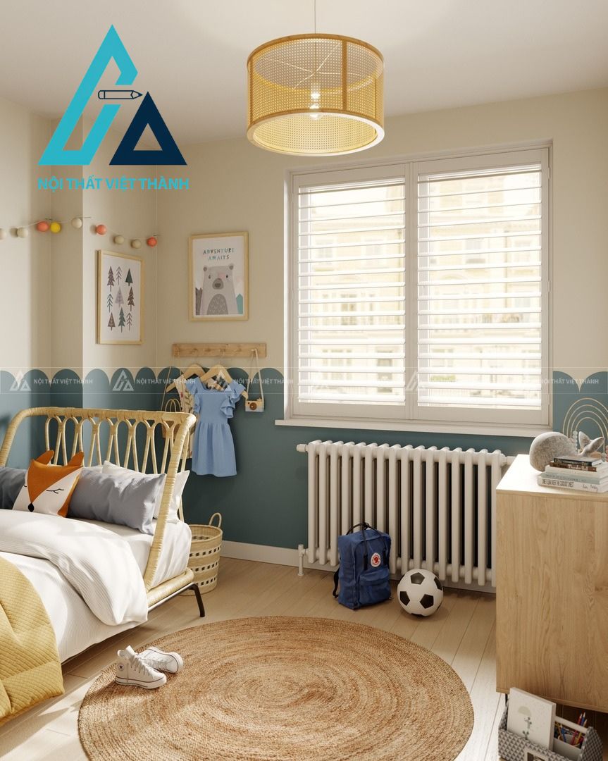 Thiết kế phòng cho bé 8-12 tuổi