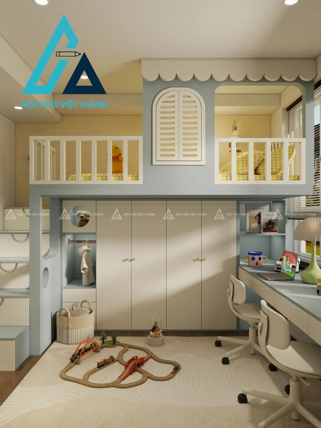 Không gian di chuyển rộng rãi