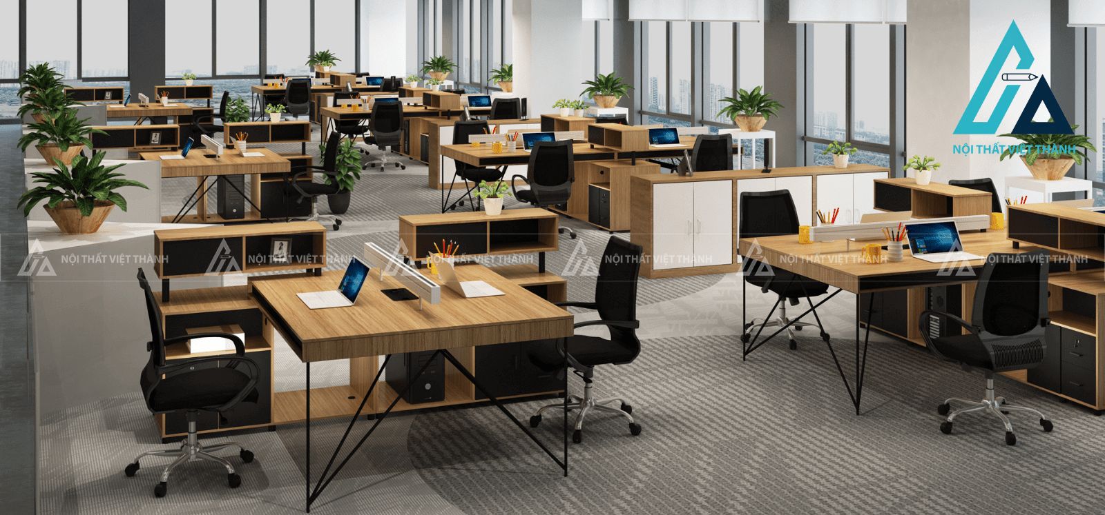 Thiết kế và thi công nội thất văn phòng hiện đại