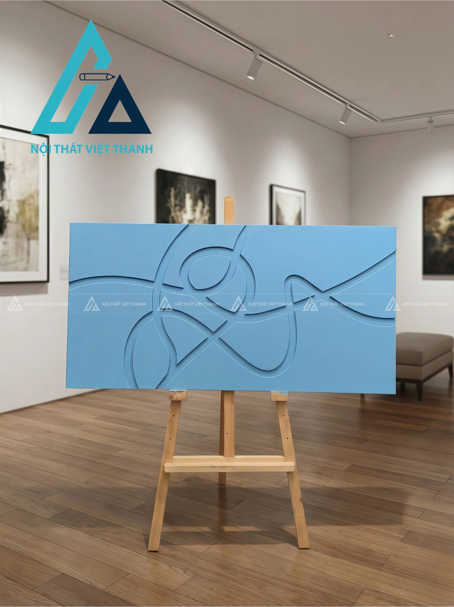 Tranh gỗ treo tường phòng khách, phòng ngủ Khúc Giao