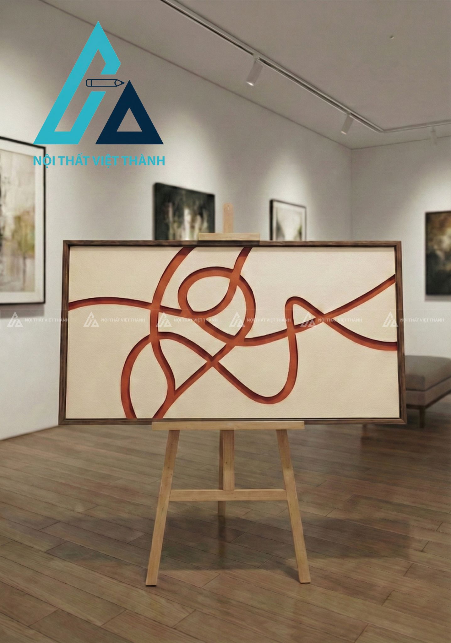 Tranh gỗ treo tường phòng khách, phòng ngủ Khúc Giao