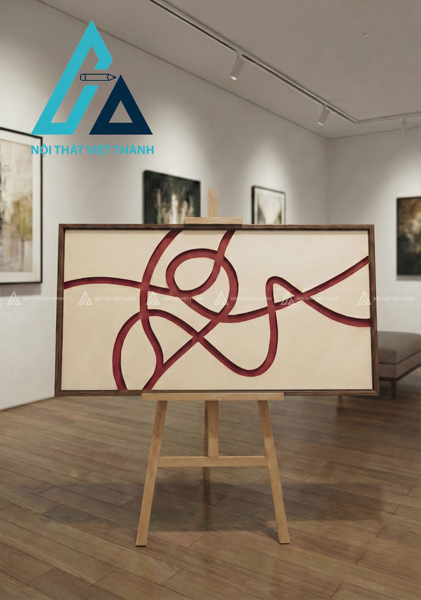 Tranh gỗ treo tường phòng khách, phòng ngủ Khúc Giao