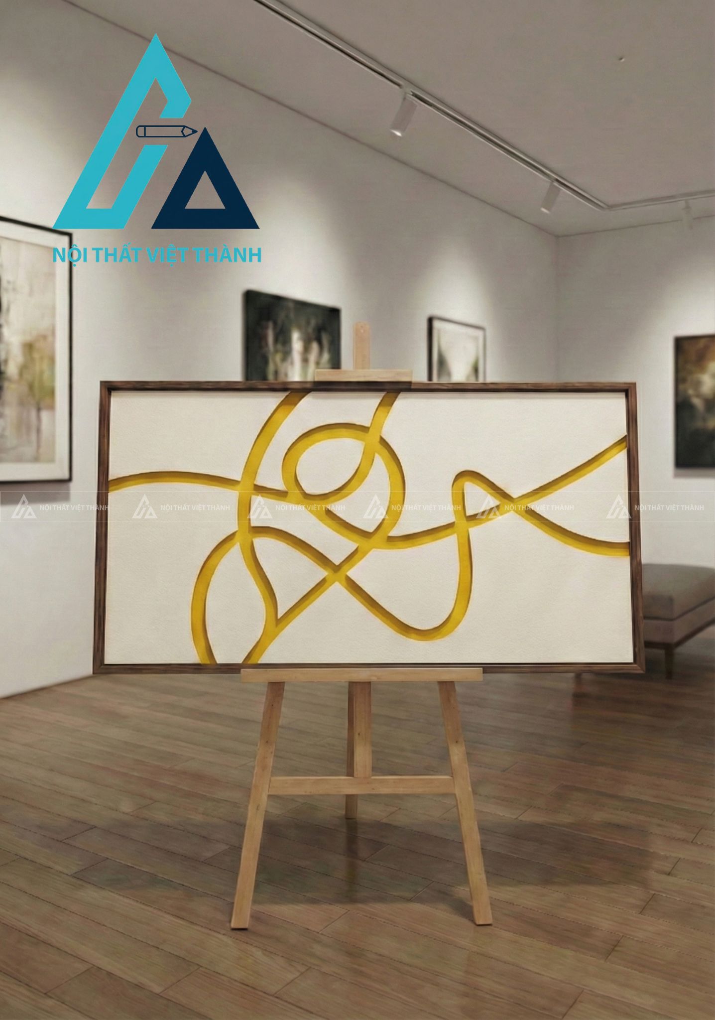 Tranh gỗ treo tường phòng khách, phòng ngủ Khúc Giao