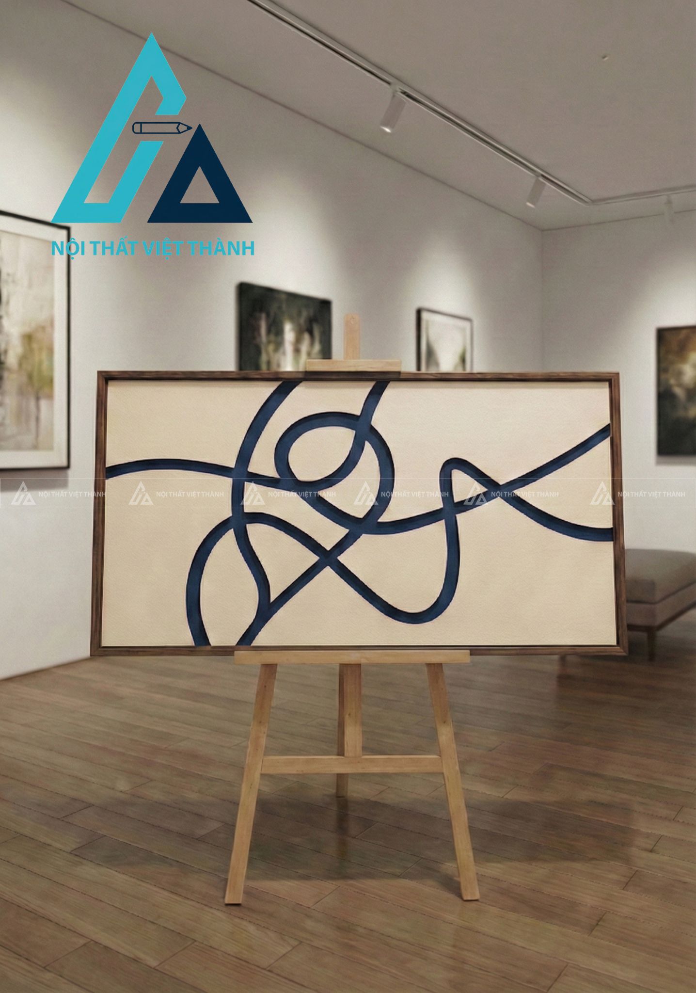 Tranh gỗ treo tường phòng khách, phòng ngủ Khúc Giao