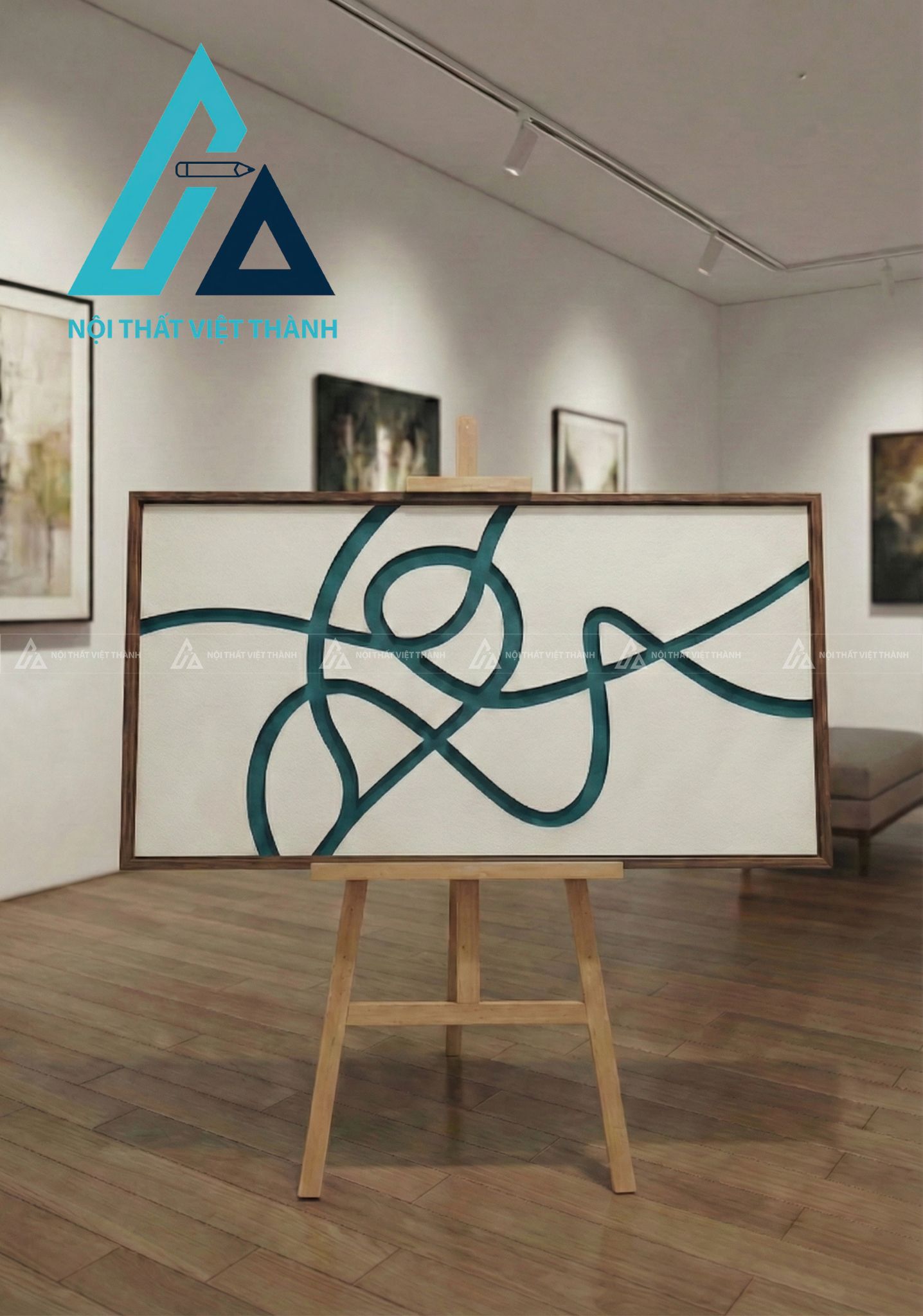 Tranh gỗ treo tường phòng khách, phòng ngủ Khúc Giao