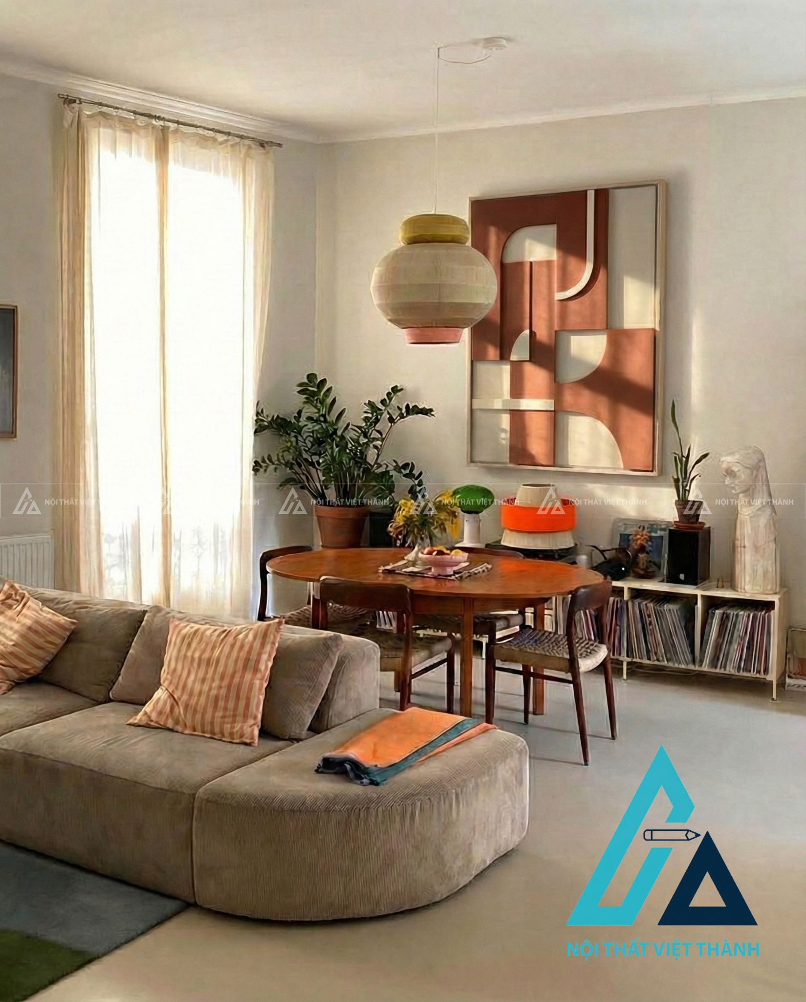 Tranh gỗ treo tường phòng khách, phòng ngủ Kỷ Hà Trầm Tích 4