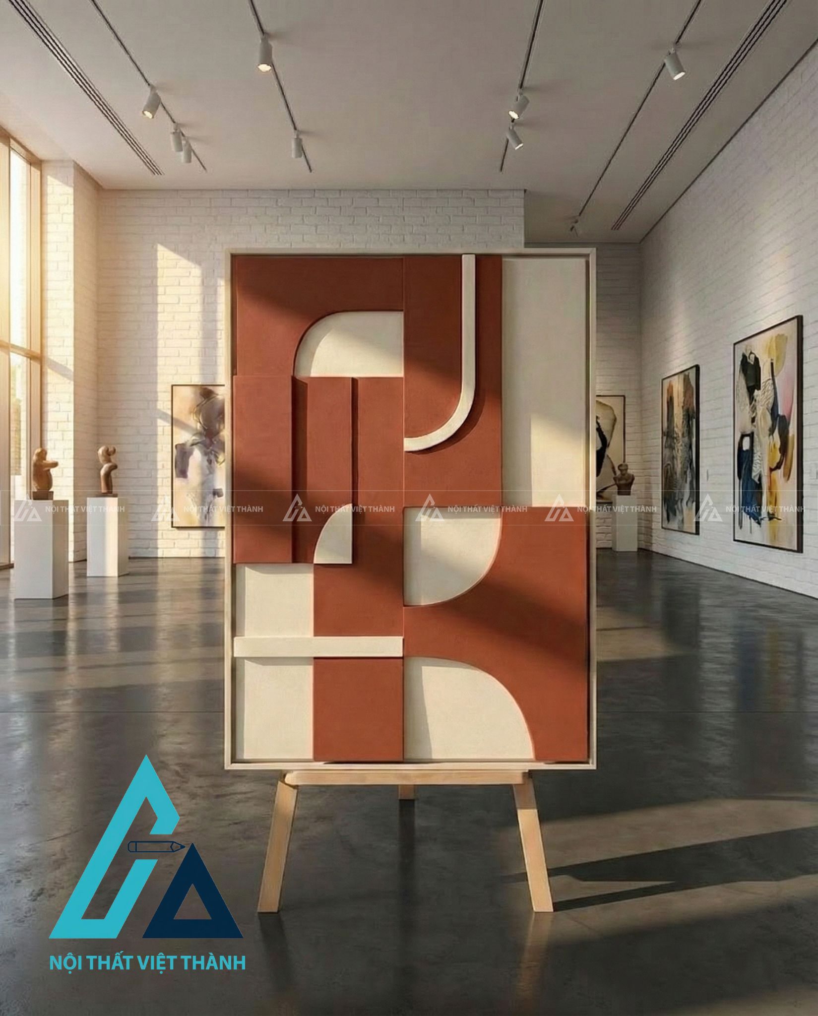 Tranh gỗ treo tường phòng khách, phòng ngủ Kỷ Hà Trầm Tích