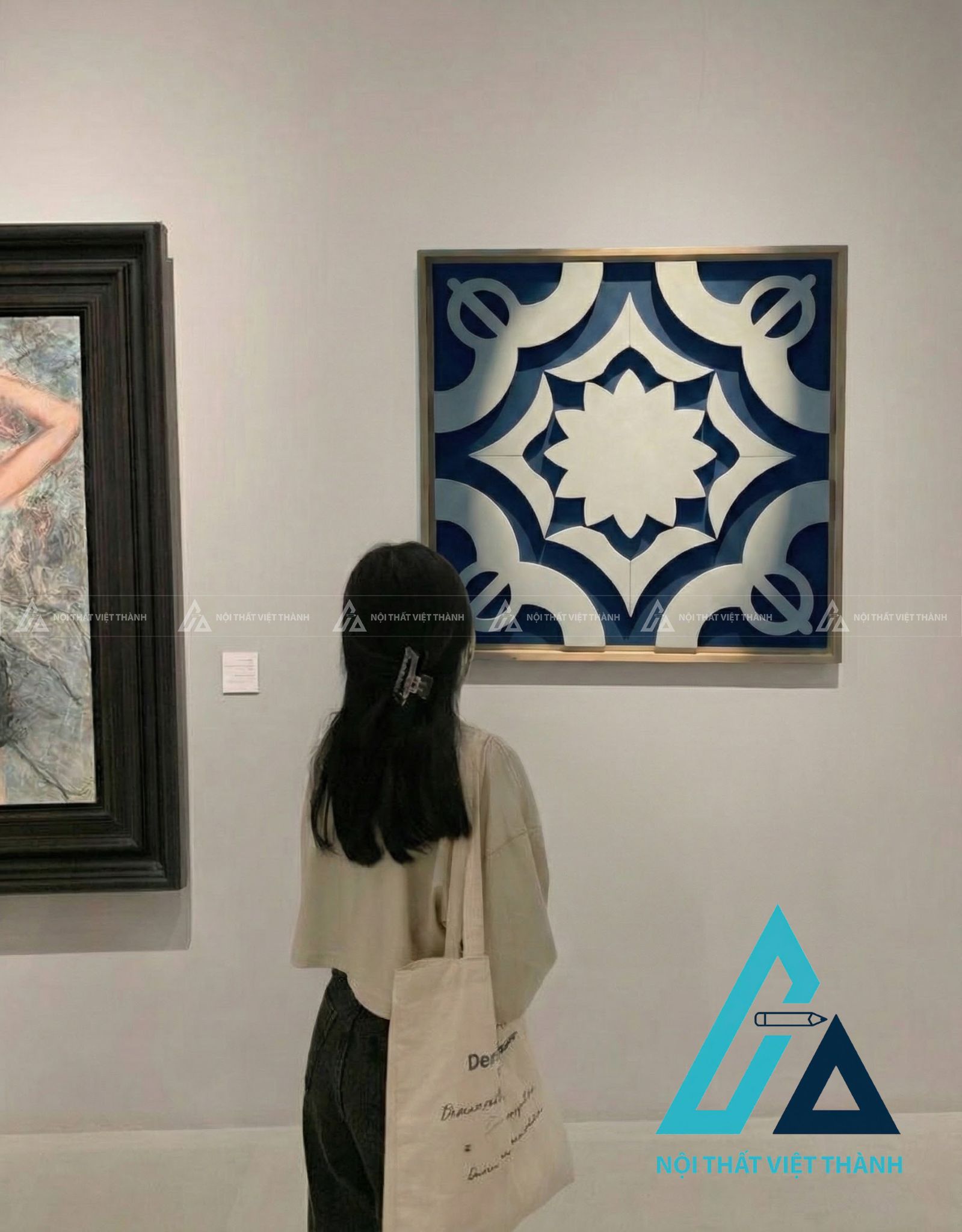 Tranh gỗ treo tường phòng khách, phòng ngủ Nhất Tâm Tỏa Sáng 6