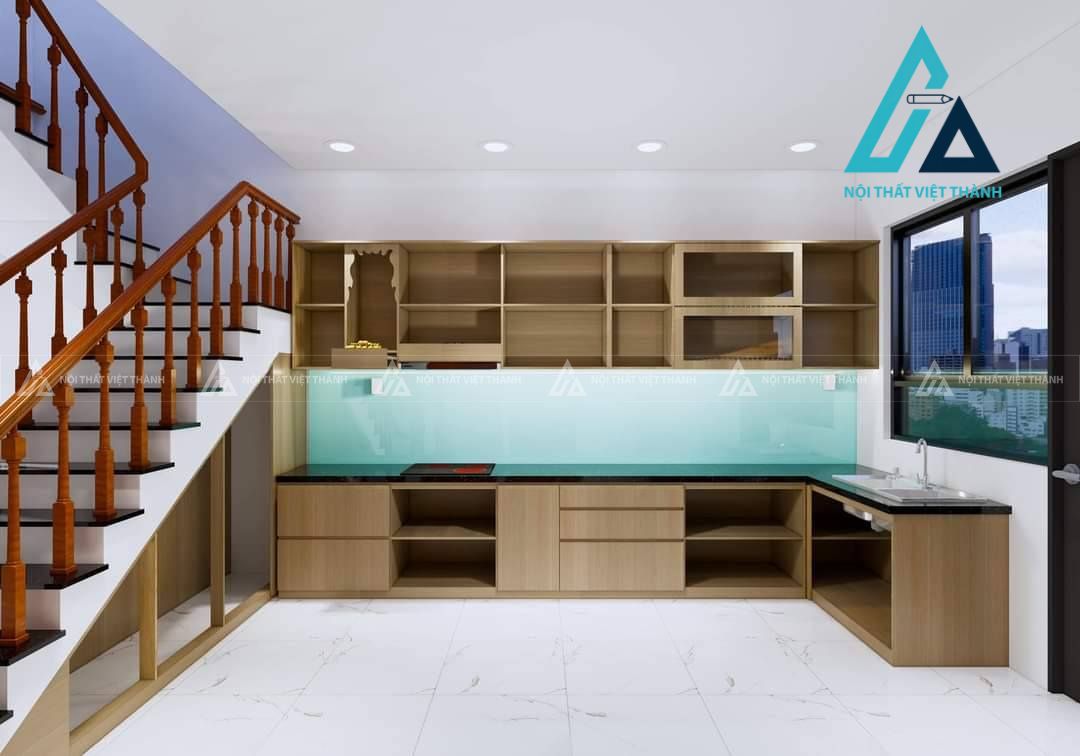 Tủ bếp đảm bảo công năng sử dụng
