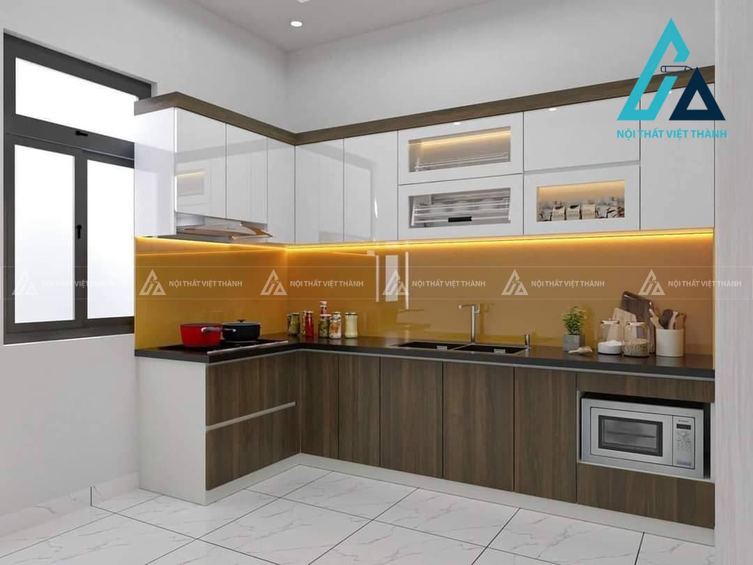 Thiết kế tủ bếp thông minh 