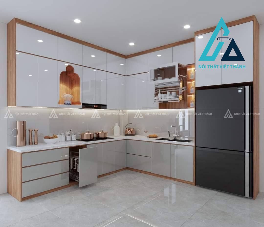 Chiều cao tủ bếp phù hợp