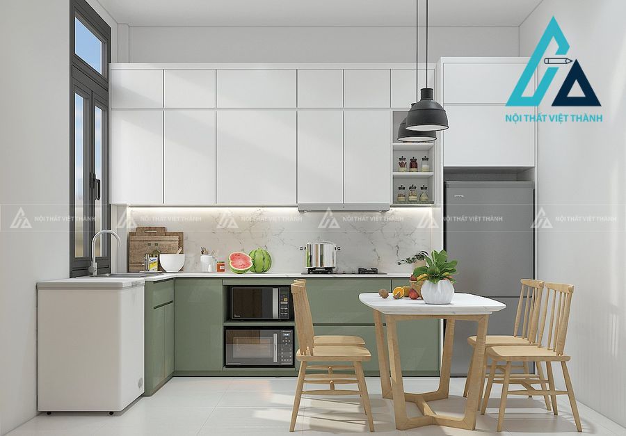 Lựa chọn kích thước tủ bếp phù hợp diện tích bếp