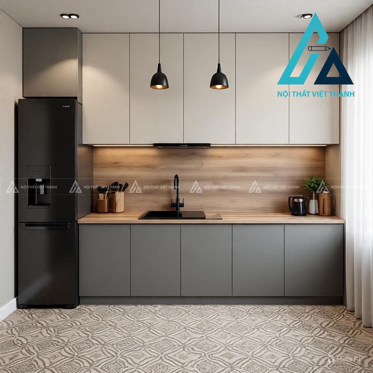 Tủ bếp MDF  có mức giá phù hợp với nhiều phân khúc khách hàng