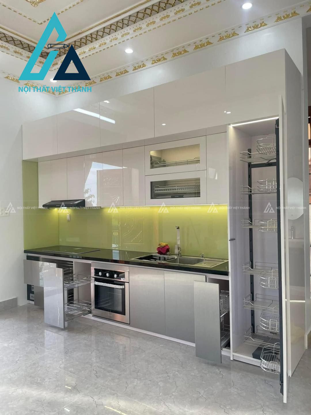 Bề mặt sáng bóng dễ dàng vệ sinh