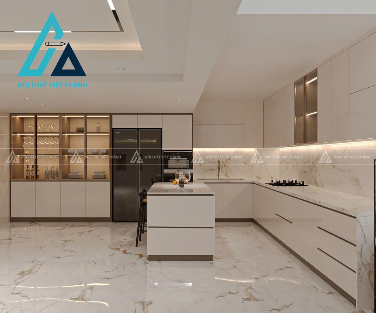 Tủ Bếp Acrylic Đa Năng Có Ngăn Lưu Trữ Tiện Lợi 1