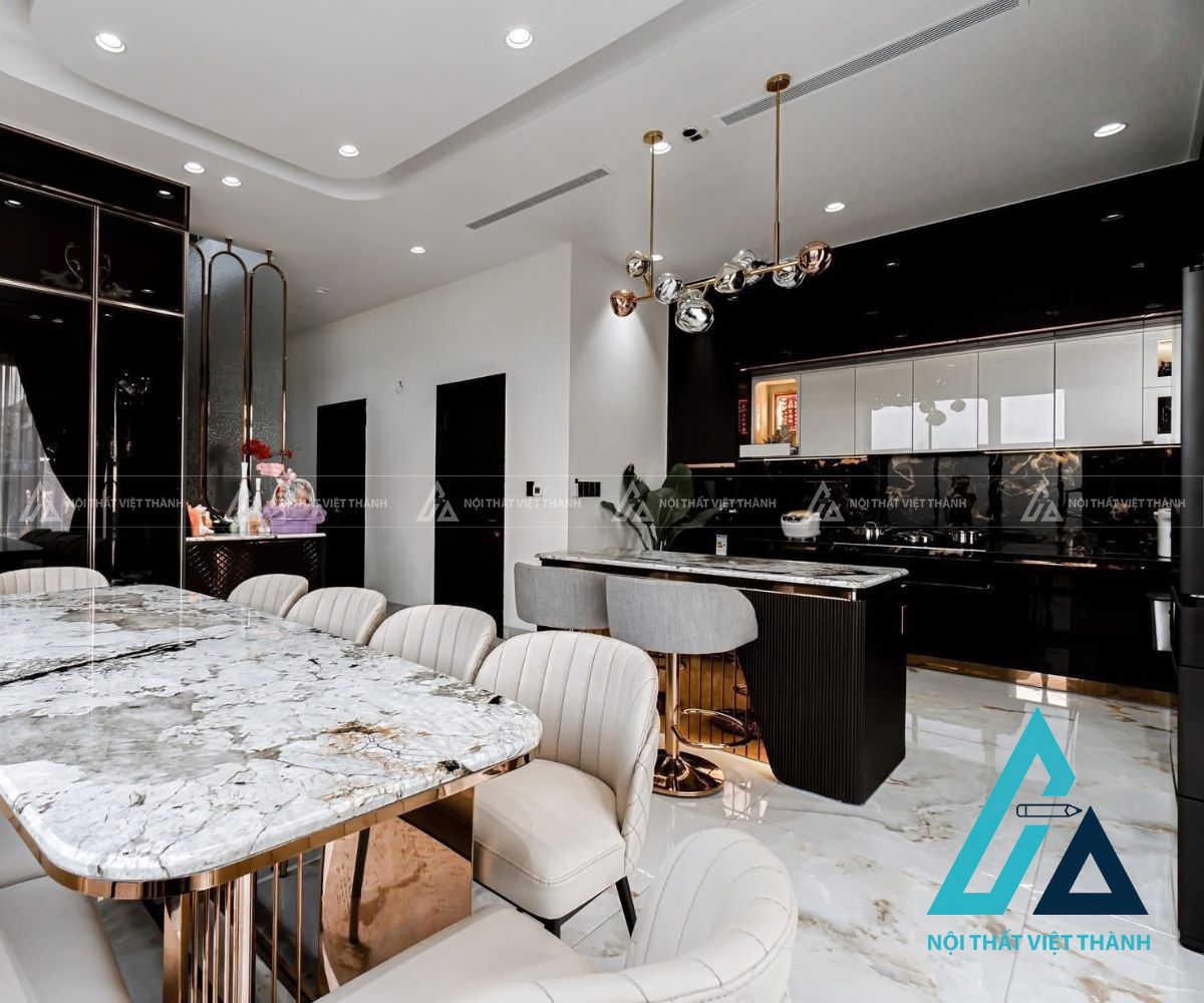 Tủ Bếp Acrylic Kiểu Dáng Đẹp Phù Hợp Mọi Nhà 3