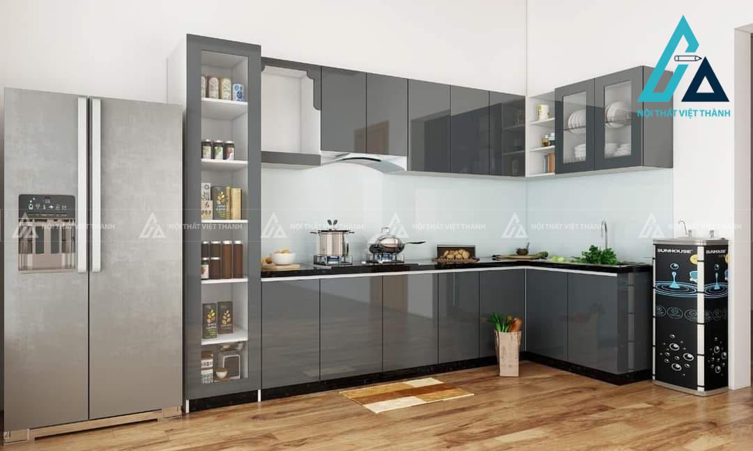 Tủ bếp hiện đại hướng đến sự tối giản nhưng vẫn thẩm mỹ