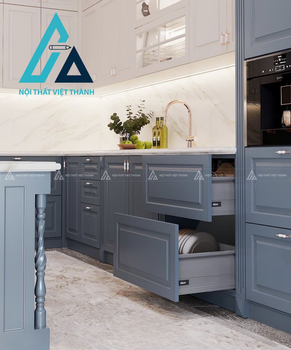 Tủ Bếp Gỗ Thiết Kế Tinh Tế Phong Cách Hiện Đại 1