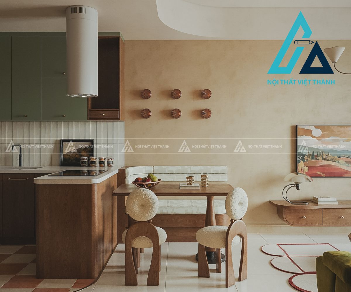 Tủ Bếp Gỗ Công Nghiệp Cao Cấp Sang Trọng Hiện Đại 2