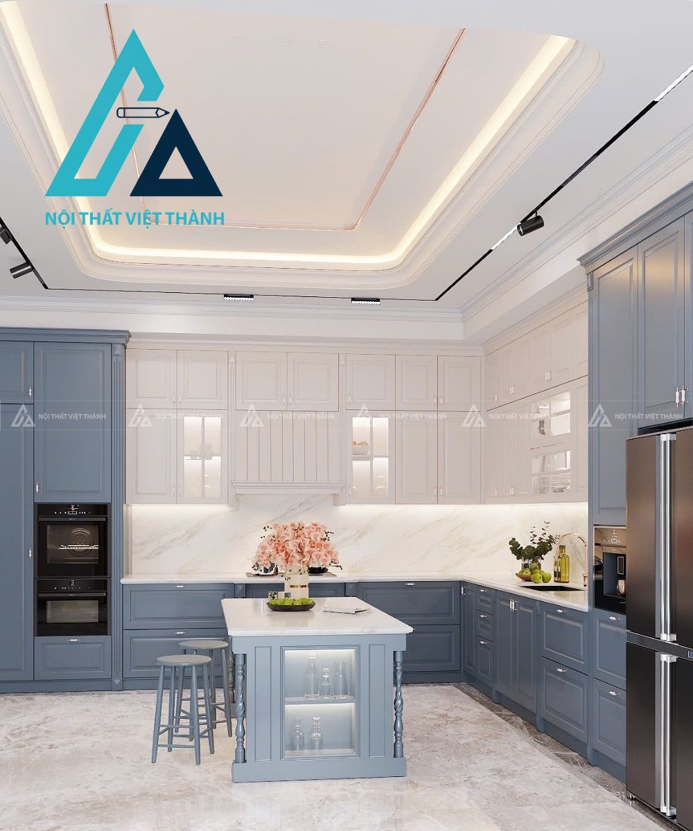 Tủ Bếp Gỗ Thiết Kế Tinh Tế Phong Cách Hiện Đại