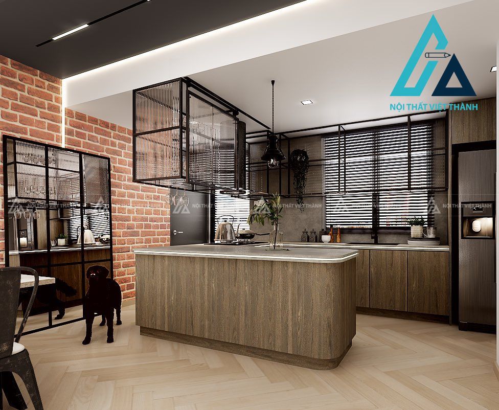 Tủ bếp gỗ công nghiệp đa dạng mẫu mã