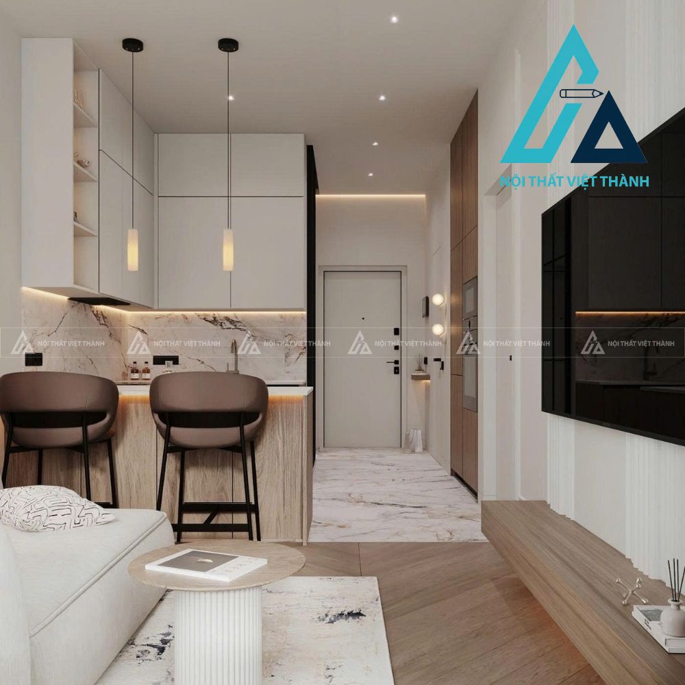 Tủ Bếp MDF Sang Trọng Tăng Giá Trị Không Gian Sống 2