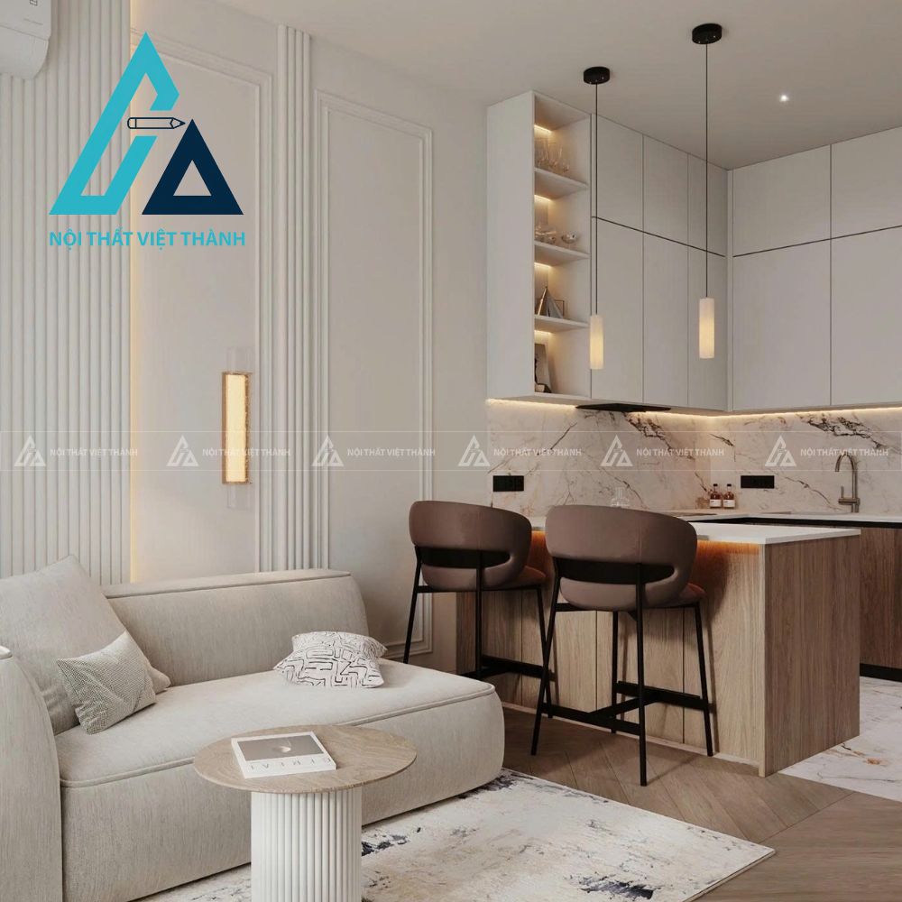 Tủ Bếp MDF Sang Trọng Tăng Giá Trị Không Gian Sống