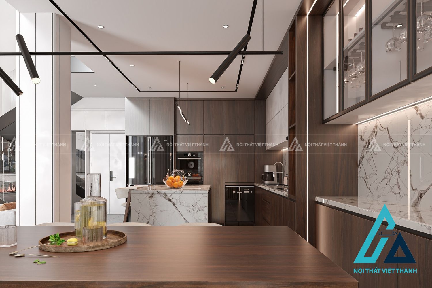 Tủ Bếp MDF Tiện Nghi Phù Hợp Nhiều Không Gian Nhà Ở 3