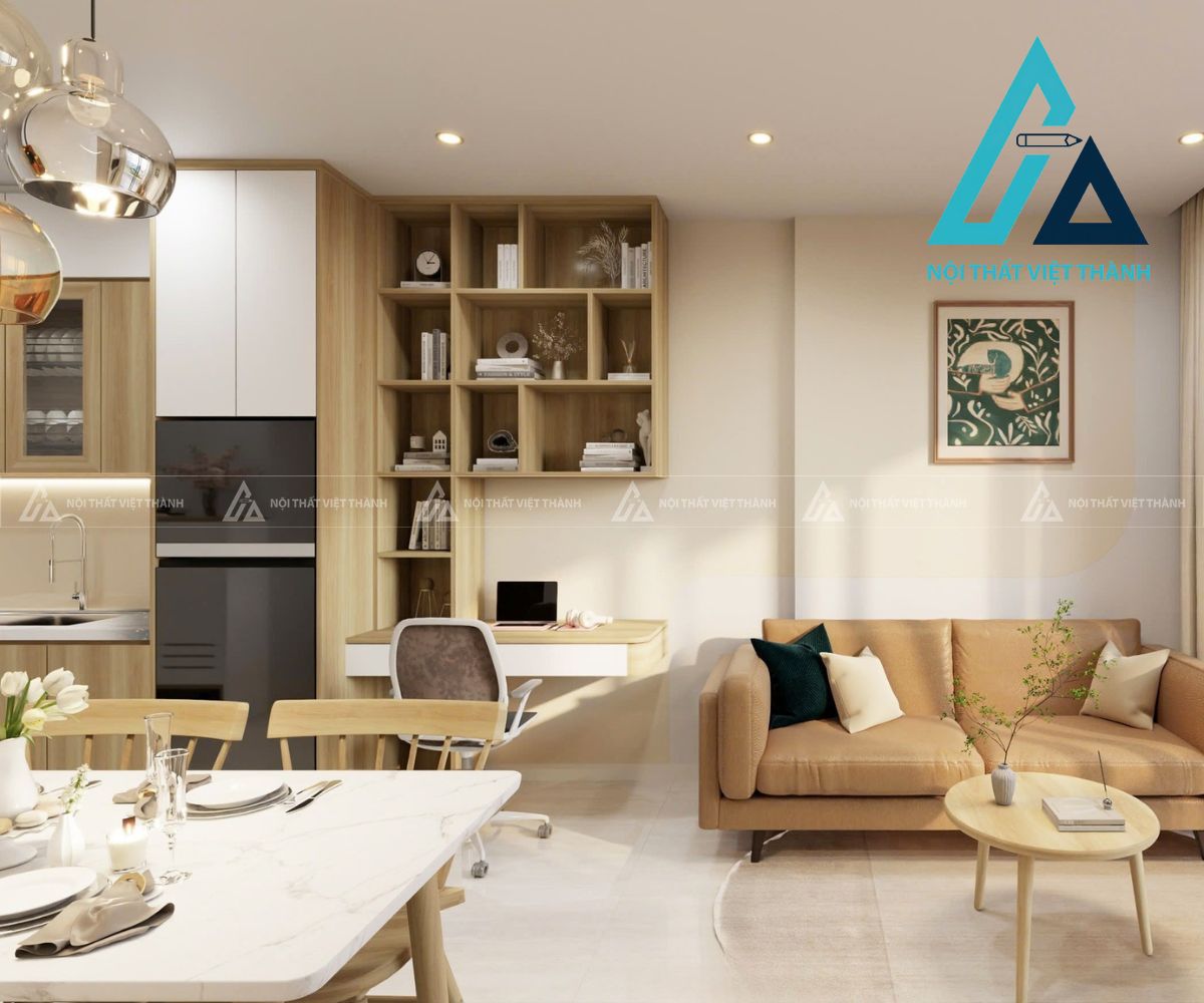 Tủ Bếp MDF Hiện Đại Thiết Kế Tinh Gọn Tiện Nghi 3