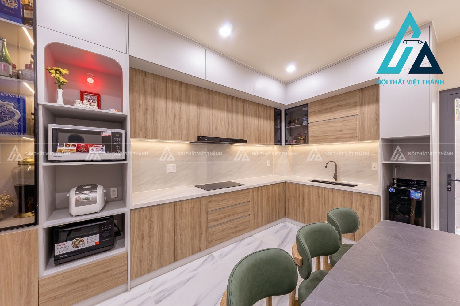 Tủ Bếp MDF Hiện Đại Lựa Chọn Thông Minh Cho Gia Đình Trẻ 4