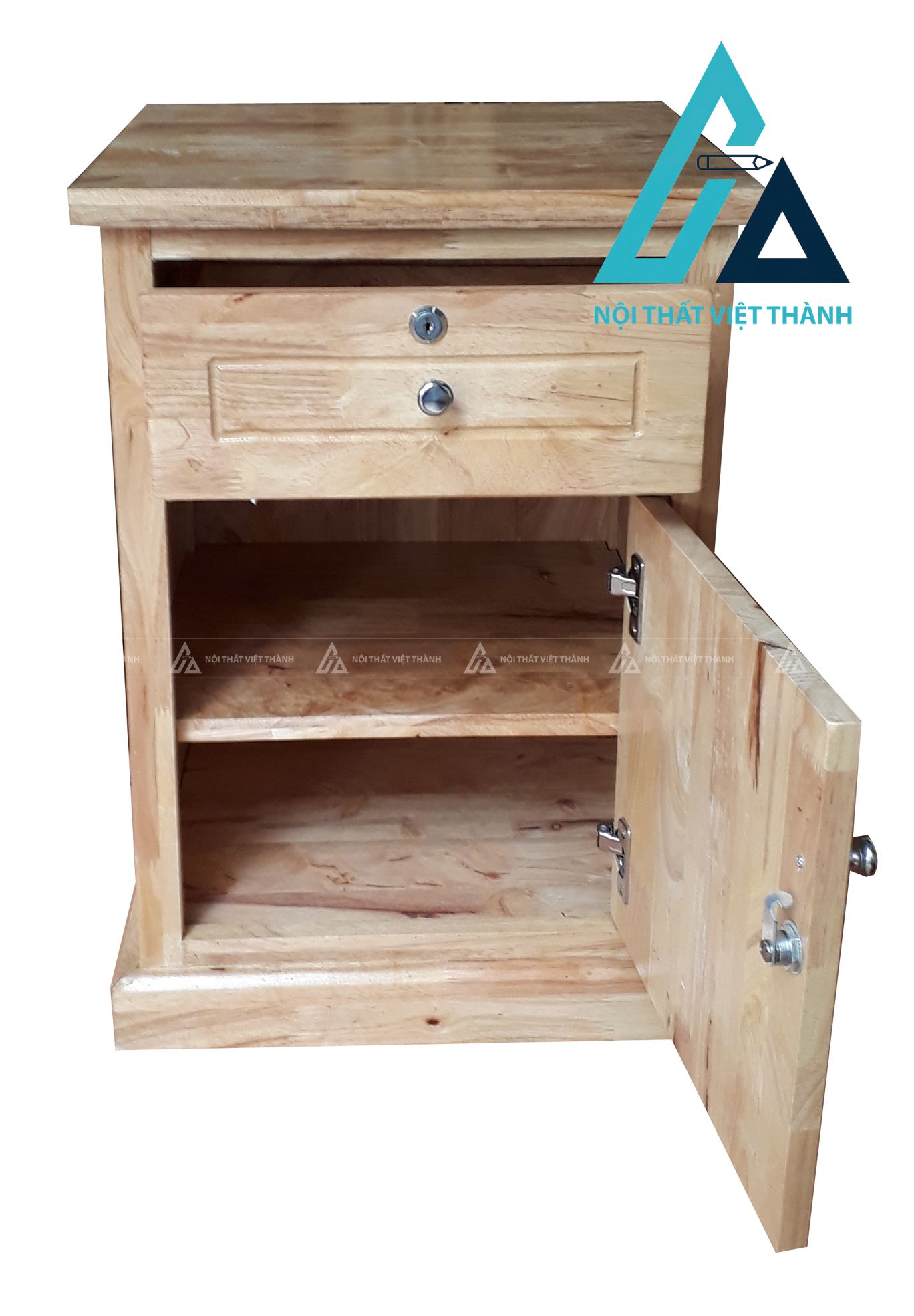 Tủ đầu giường gỗ tự nhiên