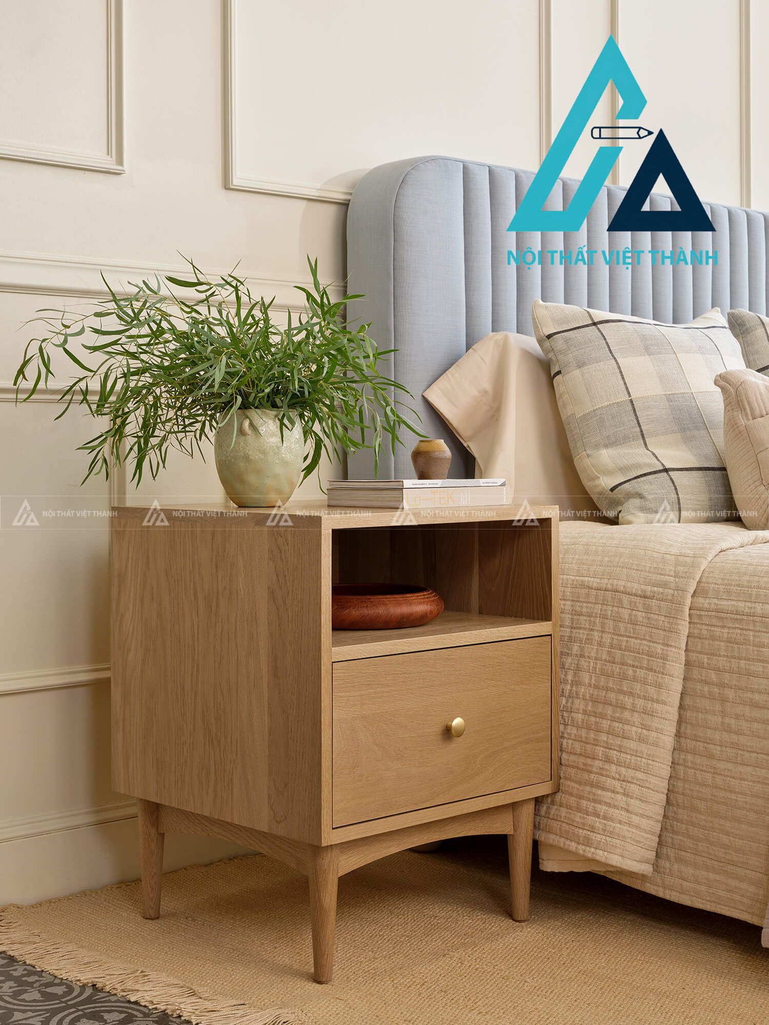 Tủ đầu giường gỗ công nghiệp 