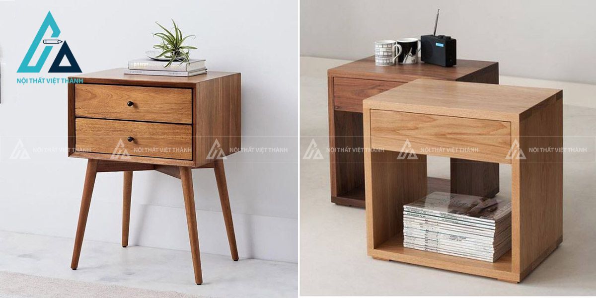 Tủ đầu giường thiết kế nhỏ gọn, tiết kiệm diện tích