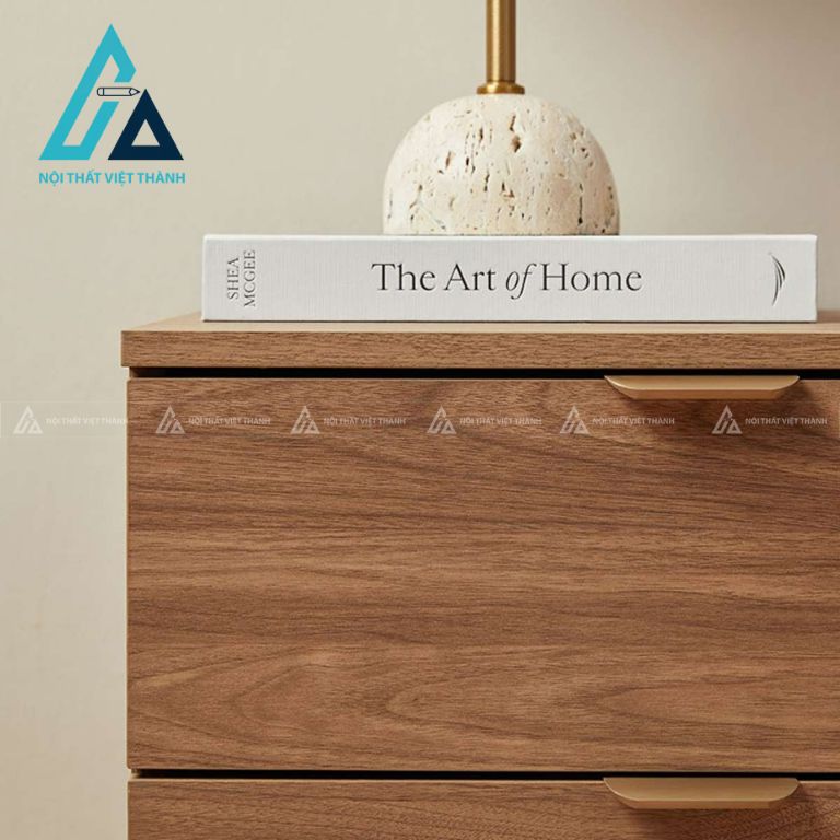 Tủ đầu giường MDF 2 ngăn kéo phong cách hiện đại 1