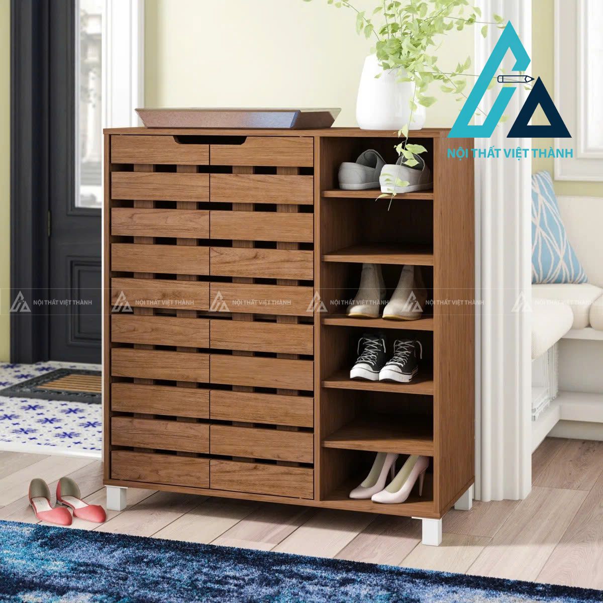 Lựa chọn chiều cao tủ giày phù hợp