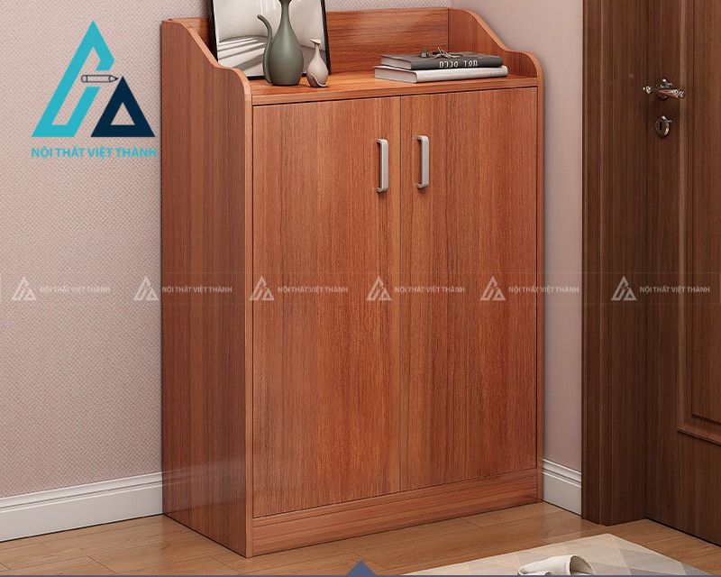 Tủ giày 2 cánh nâu