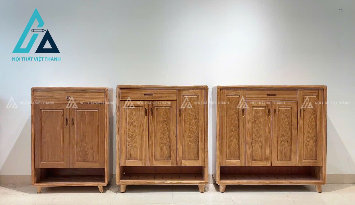 Tủ giày gỗ tự nhiên
