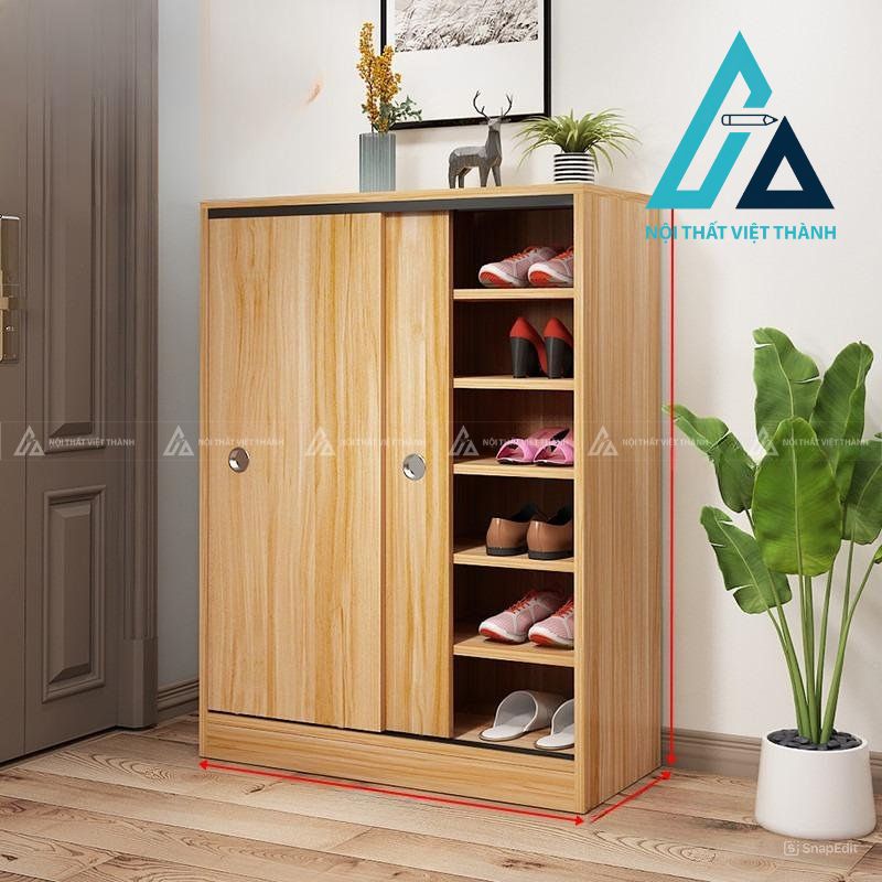 Tủ giày dép cao 2 ngăn
