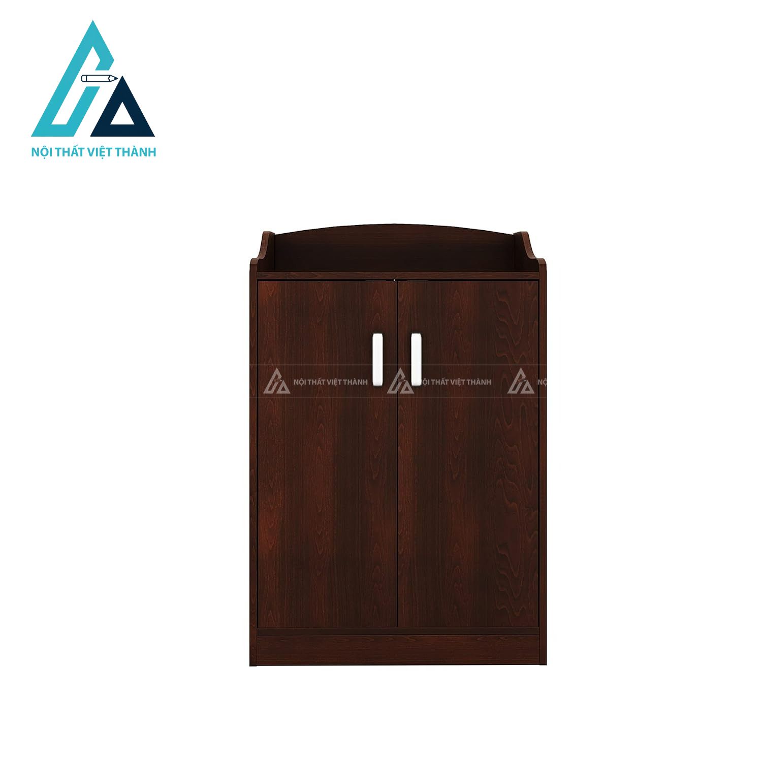 Tủ giày MDF 4 ngăn màu óc chó thiết kế tối giản hiện đại tiện dụng 5